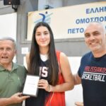 Βράβευση της Εβελίνας Γκολέμη